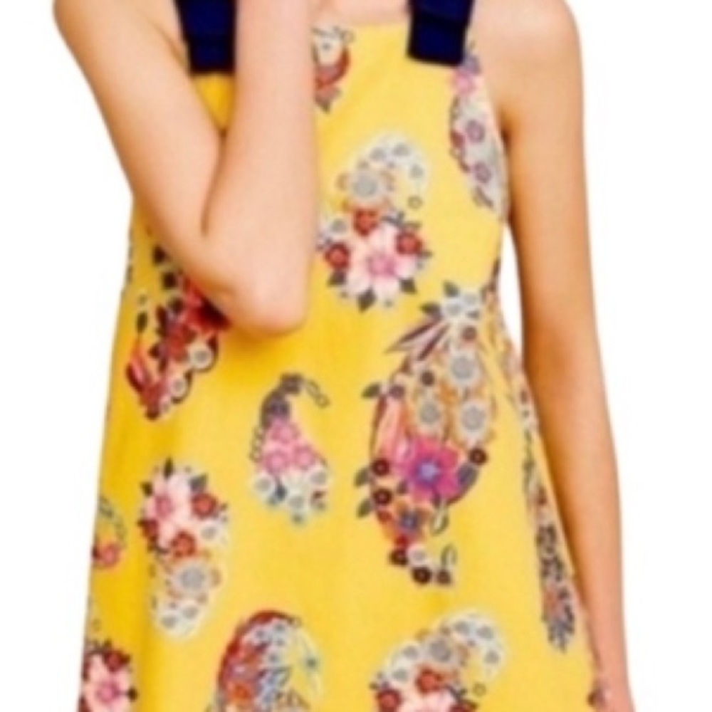 Anthropologie Women’s Sunniva dress Maeve NWT Small yellow floral - Picture 6 of 15